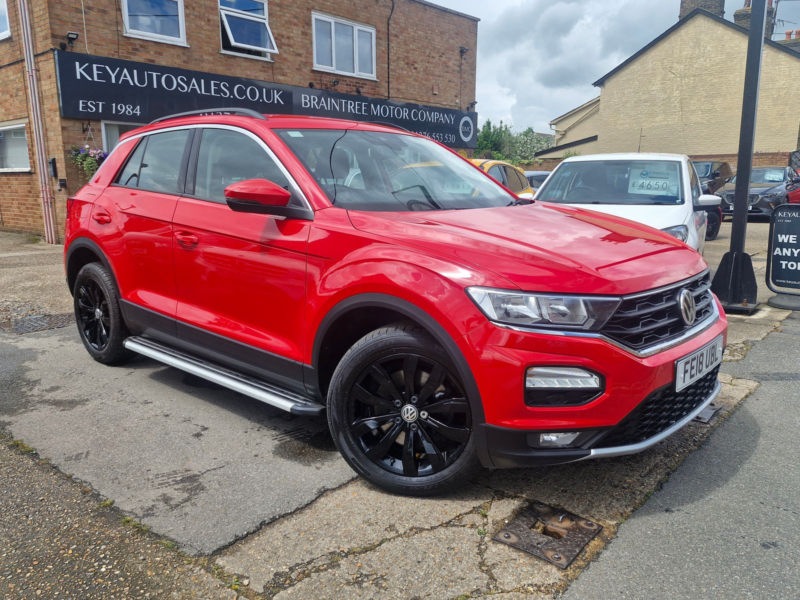 2018 Volkswagen T-Roc 1.0 Tsi Se SUV 5dr Petrol Manual Euro 6 (s/s) (115 Ps) in Red — image 1
