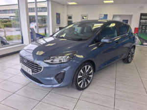 2023 Ford Fiesta 1.0 Fiesta Titanium X 5 Door 1.0l Ecoboost 125ps Mhev Fwd 7-Speed Powershift in Blue — image 2