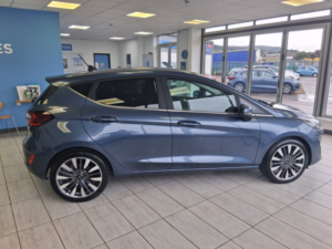 2023 Ford Fiesta 1.0 Fiesta Titanium X 5 Door 1.0l Ecoboost 125ps Mhev Fwd 7-Speed Powershift in Blue — image 4