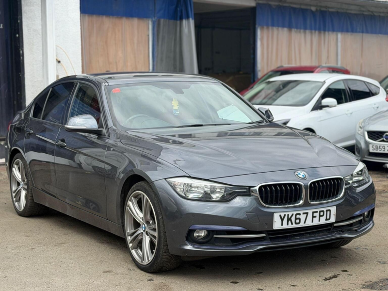 2017 BMW 3 Series 2.0 320i Sport Auto Euro 6 (s/s) 4dr in Grey — image 1
