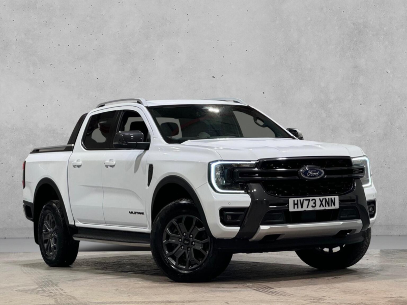 2023 Ford Ranger 2.0 Td Ecoblue Wildtrak Auto 4WD Euro 6 (s/s) 4dr in White — image 1