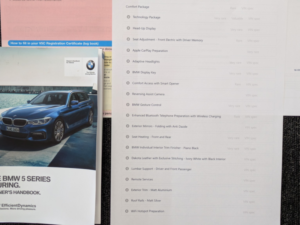 2017 BMW 5 Series 520d M Sport Touring Automatic. £10570 Of Factory Options. Hud. Tech Pack. Comfort Pack. Carplay. in Blue — image 6