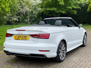 2017 Audi A3 1.4 Tfsi S Line (nav) Cabriolet in White — image 6