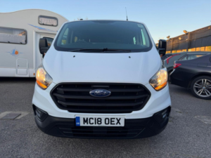 2018 Ford Transit Custom 2.0 300 Ecoblue Crew Van L1 H1 Euro 6 5dr (6 Seat) in White — image 3