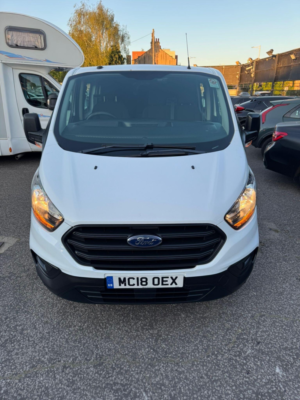 2018 Ford Transit Custom 2.0 300 Ecoblue Crew Van L1 H1 Euro 6 5dr (6 Seat) in White — image 6