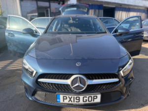 2019 Mercedes-Benz A Class 1.3 A180 Sport 7g-Dct Euro 6 (s/s) 5dr in Blue — image 2