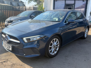 2019 Mercedes-Benz A Class 1.3 A180 Sport 7g-Dct Euro 6 (s/s) 5dr in Blue — image 3