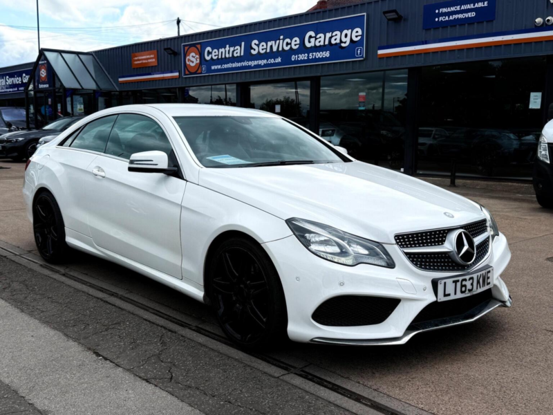 2013 Mercedes-Benz E Class 2.1 E250 Cdi Amg Sport G-Tronic+ Euro 5 (s/s) 2dr in White — image 1
