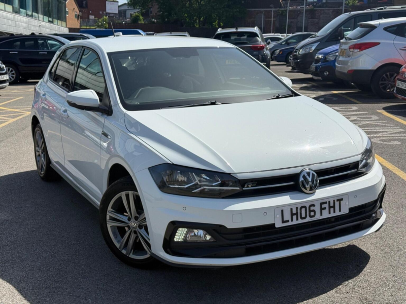 2019 Volkswagen Polo 1.0 Tsi R-Line Euro 6 (s/s) 5dr in White — image 1
