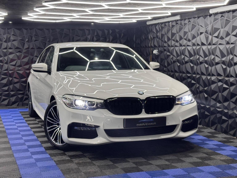 2017 BMW 5 Series 2.0 530e 9.2kwh M Sport Auto Euro 6 (s/s) 4dr in White — image 1