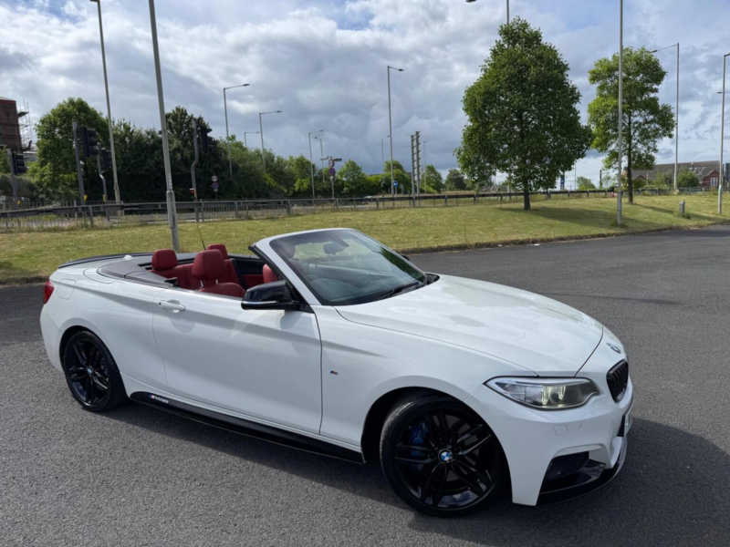 2015 BMW 2 Series 2.0 220d M Sport Euro 6 (s/s) 2dr in White — image 1