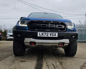 2022 Ford Ranger 2.0 Ecoblue Raptor Auto 4WD Euro 6 (s/s) 4dr in Blue — image 2