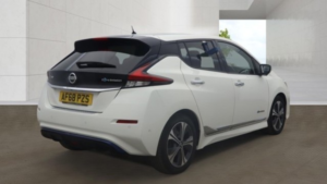2018 Nissan Leaf 40kwh Tekna Electric Automatic White 5dr Satnav+1 Keeper in White — image 2