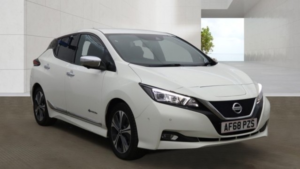 2018 Nissan Leaf 40kwh Tekna Electric Automatic White 5dr Satnav+1 Keeper in White — image 3