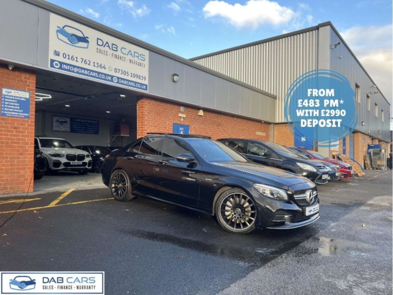 2019 Mercedes-Benz C Class 3.0 C43 V6 Amg (premium Plus) G-Tronic+ 4matic Euro 6 (s/s) 4dr in Black — image 1