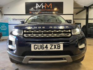 2014 Land Rover Range Rover Evoque 2.2 Sd4 Pure Tech 4WD Euro 5 (s/s) 5dr in Blue — image 4