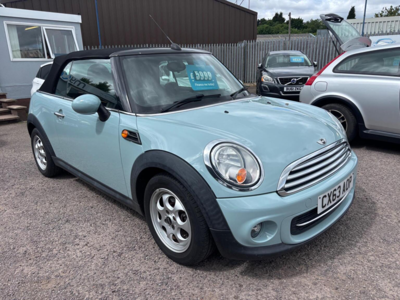 2013 MINI Convertible 1.6 Cooper Euro 6 (s/s) 2dr in Blue — image 1