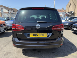 2016 Volkswagen Sharan 1.4 Tsi Comfort Line Blue Motion Fresh Import Verified Mile Finance Avb in Black — image 6