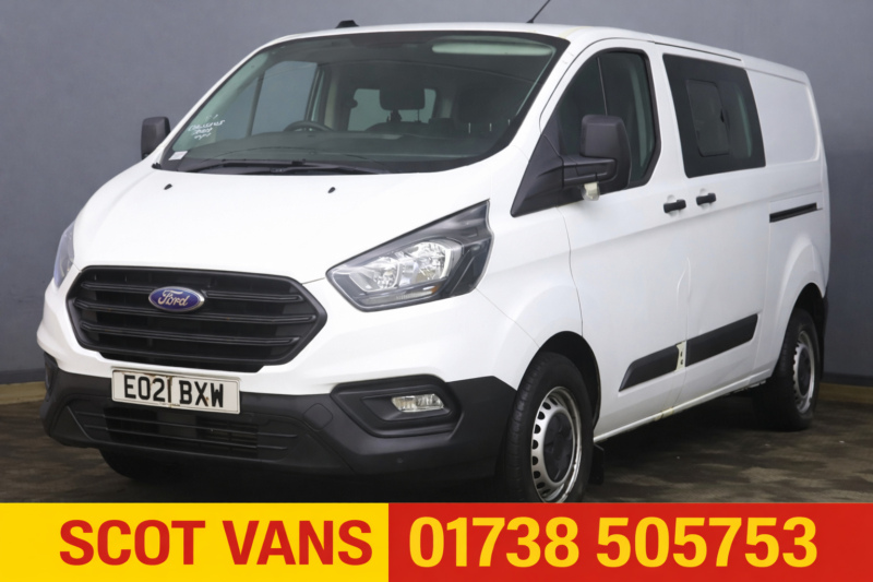 2021 Ford Transit Custom 2021 Crew Van 130 Ps - Rear Seats in White — image 1