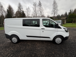 2021 Ford Transit Custom 2021 Crew Van 130 Ps - Rear Seats in White — image 3