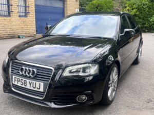 2008 Audi A3 2.0 Tdi S Line Sportback 5dr Diesel Manual Quattro Euro 4 (170 Ps) in Black — image 3