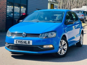 2015 Volkswagen Polo 1.4 Tdi Bluemotion Tech Se Euro 6 (s/s) 5dr in Blue — image 3