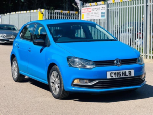 2015 Volkswagen Polo 1.4 Tdi Bluemotion Tech Se Euro 6 (s/s) 5dr in Blue — image 4
