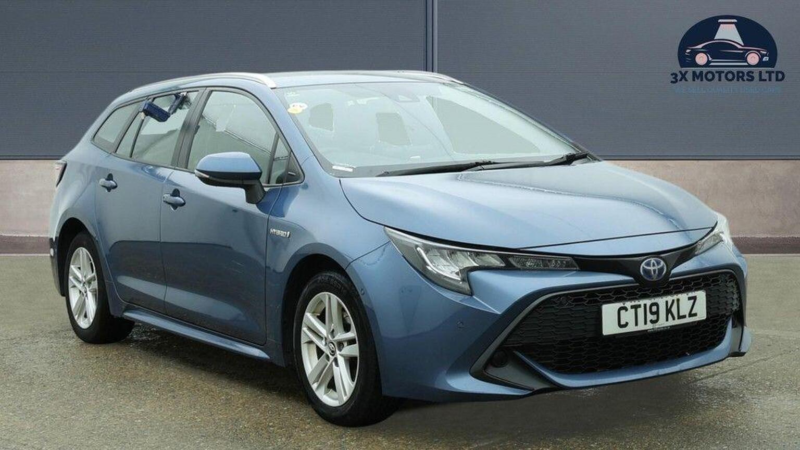 2019 Toyota Corolla 1.8 Vvt-H Icon Tech Touring Sports CVT Euro 6 (s/s) 5dr in Blue — image 1