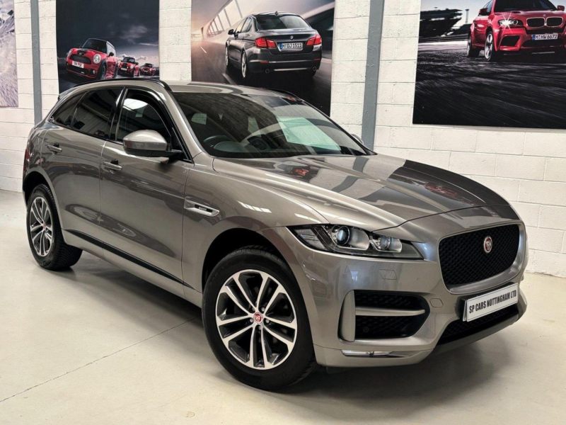 2019 Jaguar F-Pace 2.0 D180 R-Sport Auto AWD Euro 6 (s/s) 5dr in Grey — image 1
