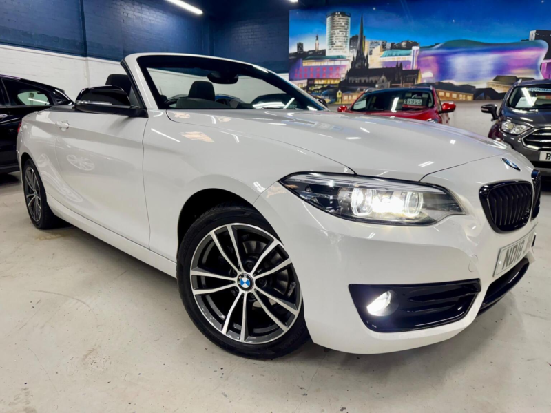2018 BMW 2 Series 1.5 218i Sport Euro 6 (s/s) 2dr in White — image 1