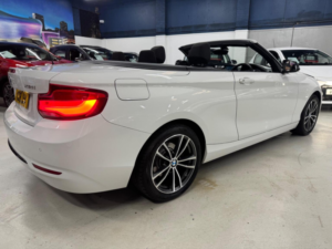 2018 BMW 2 Series 1.5 218i Sport Euro 6 (s/s) 2dr in White — image 4
