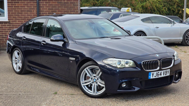 2014 BMW 5 Series 3.0 530d M Sport Auto Euro 6 (s/s) 4dr in Blue — image 1