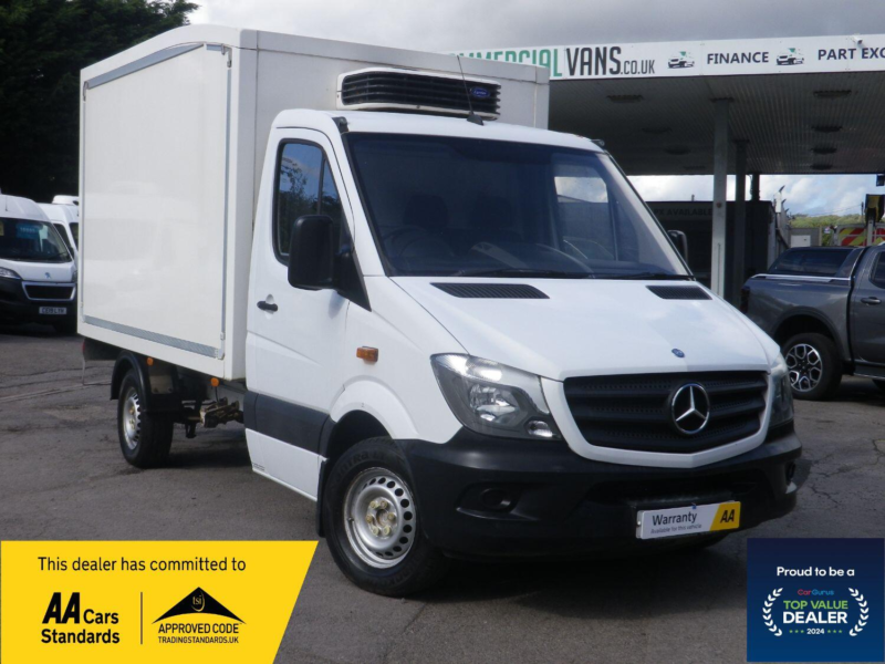 2014 Mercedes-Benz Sprinter 313 Cdi Refrigerated Luton Van in White — image 1