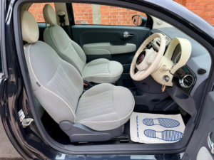 2014 Fiat 500 1.2 Lounge Dualogic Euro 6 (s/s) 3dr in Black — image 3