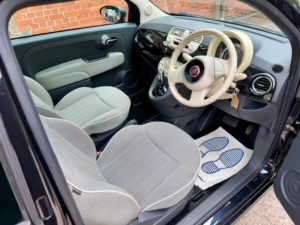 2014 Fiat 500 1.2 Lounge Dualogic Euro 6 (s/s) 3dr in Black — image 4