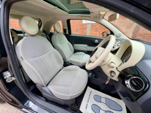 2014 Fiat 500 1.2 Lounge Dualogic Euro 6 (s/s) 3dr in Black — image 6