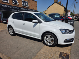 2016 Volkswagen Polo 1.2 Tsi Bluemotion Tech Match Hatchback 5dr Petrol Manual Euro 6 (s/s) (90 Ps) in White — image 2