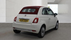 2017 Fiat 500c 0.9 Twinair Lounge Euro 6 (s/s) 2dr in White — image 2