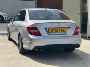 2013 Mercedes-Benz C Class 2.1 C220 Cdi Blueefficiency Amg Sport Plus G-Tronic+ Euro 5 (s/s) 4dr in Silver — image 3
