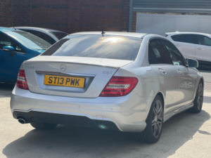 2013 Mercedes-Benz C Class 2.1 C220 Cdi Blueefficiency Amg Sport Plus G-Tronic+ Euro 5 (s/s) 4dr in Silver — image 5