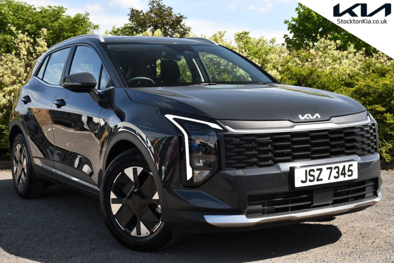 2025 Kia Sportage 1.6 T-Gdi Pure SUV 5dr Petrol Manual Euro 6 (s/s) (147 Bhp) in Grey — image 1