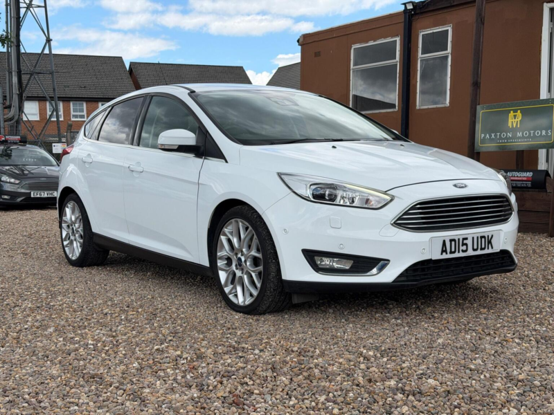 2015 Ford Focus 1.5t Ecoboost Titanium X Euro 6 (s/s) 5dr in White — image 1