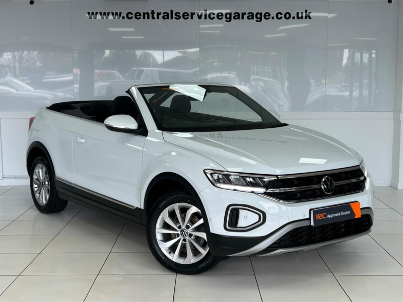 2023 Volkswagen T-Roc 1.5 Tsi Style DSG 2WD Euro 6 (s/s) 2dr in White — image 1