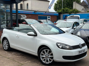 2015 Volkswagen Golf 1.4 Tsi S Cabriolet Euro 5 2dr in White — image 1