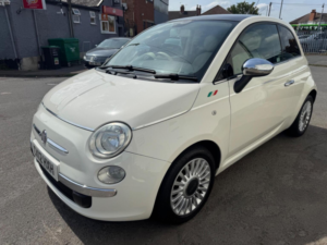 2012 Fiat 500 0.9 Twinair Lounge Euro 5 (s/s) 3dr in White — image 5