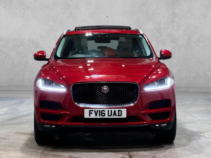 2016 Jaguar F-Pace 2.0 D180 Portfolio Auto AWD Euro 6 (s/s) 5dr in Red — image 2
