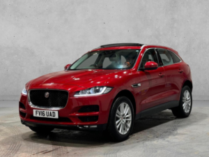 2016 Jaguar F-Pace 2.0 D180 Portfolio Auto AWD Euro 6 (s/s) 5dr in Red — image 4
