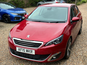 2015 Peugeot 308 1.2 Puretech Allure Auto Euro 6 (s/s) 5dr in Red — image 3