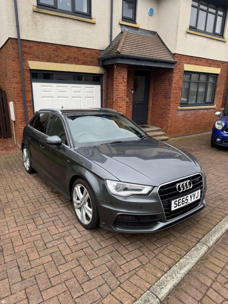 2016 Audi A3 2.0 Tdi S Line Sportback S Tronic Euro 6 (s/s) 5dr (nav) in Grey — image 1