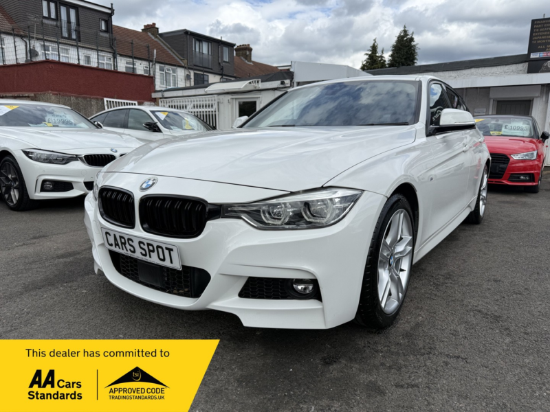 2017 BMW 3 Series 2.0 320i M Sport Verified Mile Fresh Import Finance Avb in White — image 1